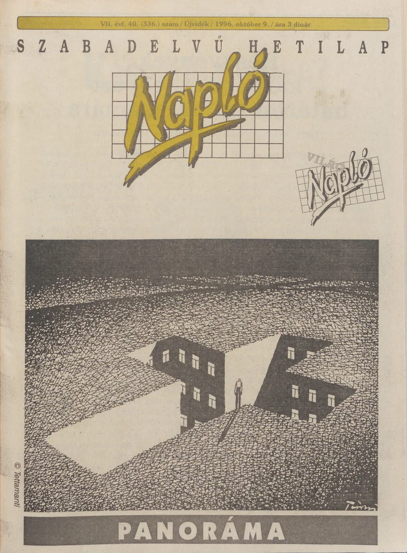 Napló - Szabadelvű hetilap, 7. évf. 1996. október 9. 336. sz.