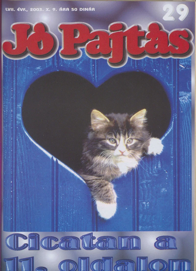 Jó Pajtás, 57. évf. 2003. október 9. 29. sz.