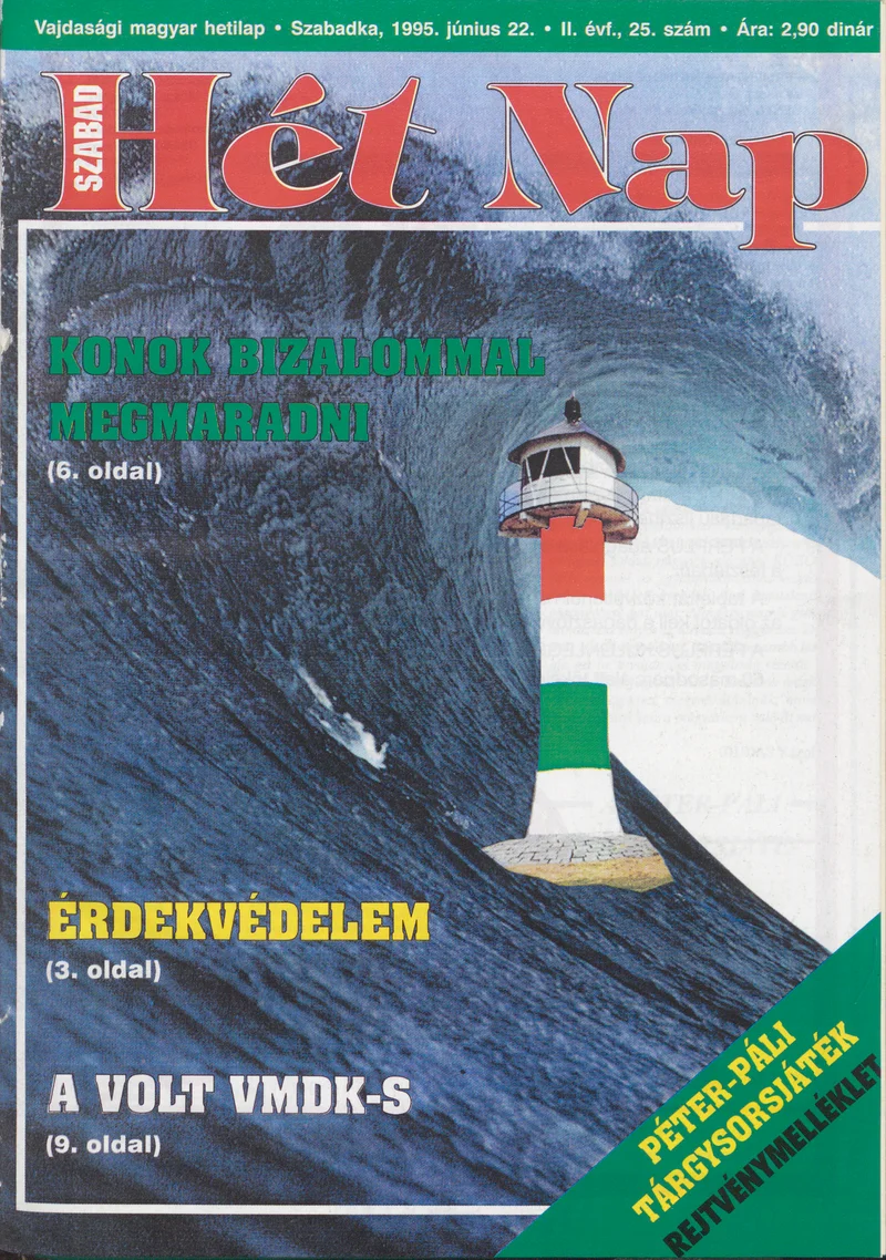 Szabad Hét Nap, 2. évf. 1995. június 22. 25. sz.