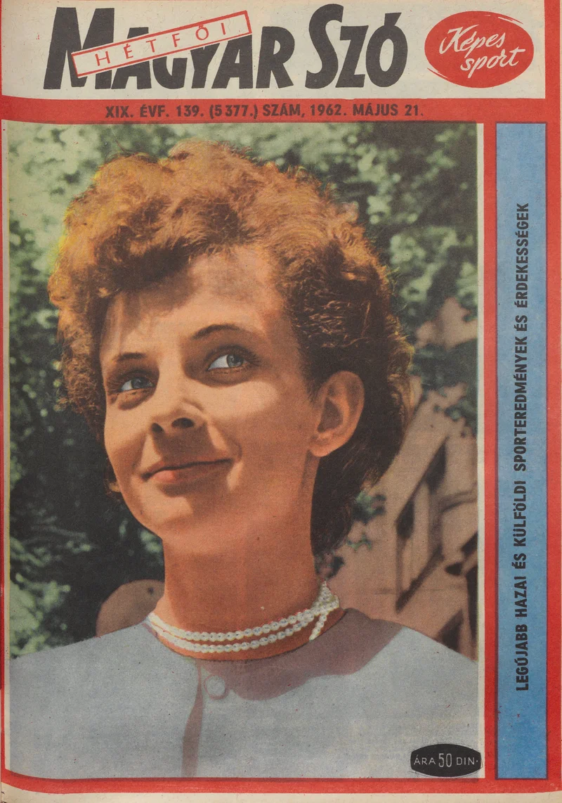 Hétfői Magyar Szó, 19. évf. 1962. május 21. 139. sz.