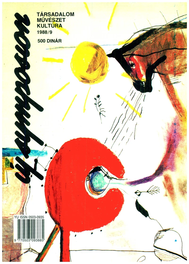 Új Symposion, 24. évf. 1988. szeptember. 273. sz. 1–48. oldal