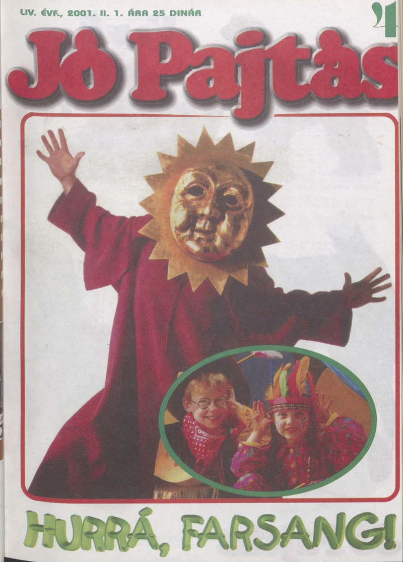 Jó Pajtás, 55. évf. 2001. február 1. 4. sz.