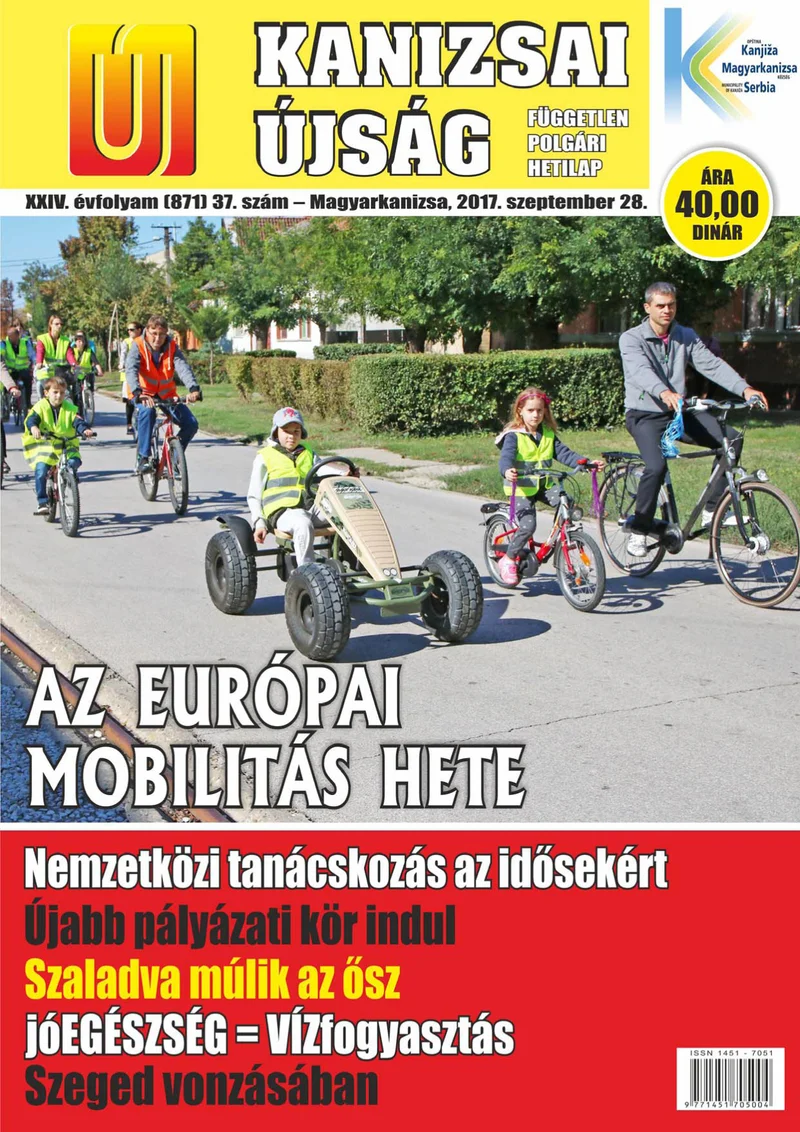 Új Kanizsai Újság, 24. évf. 2017. szeptember 28. 37. sz.