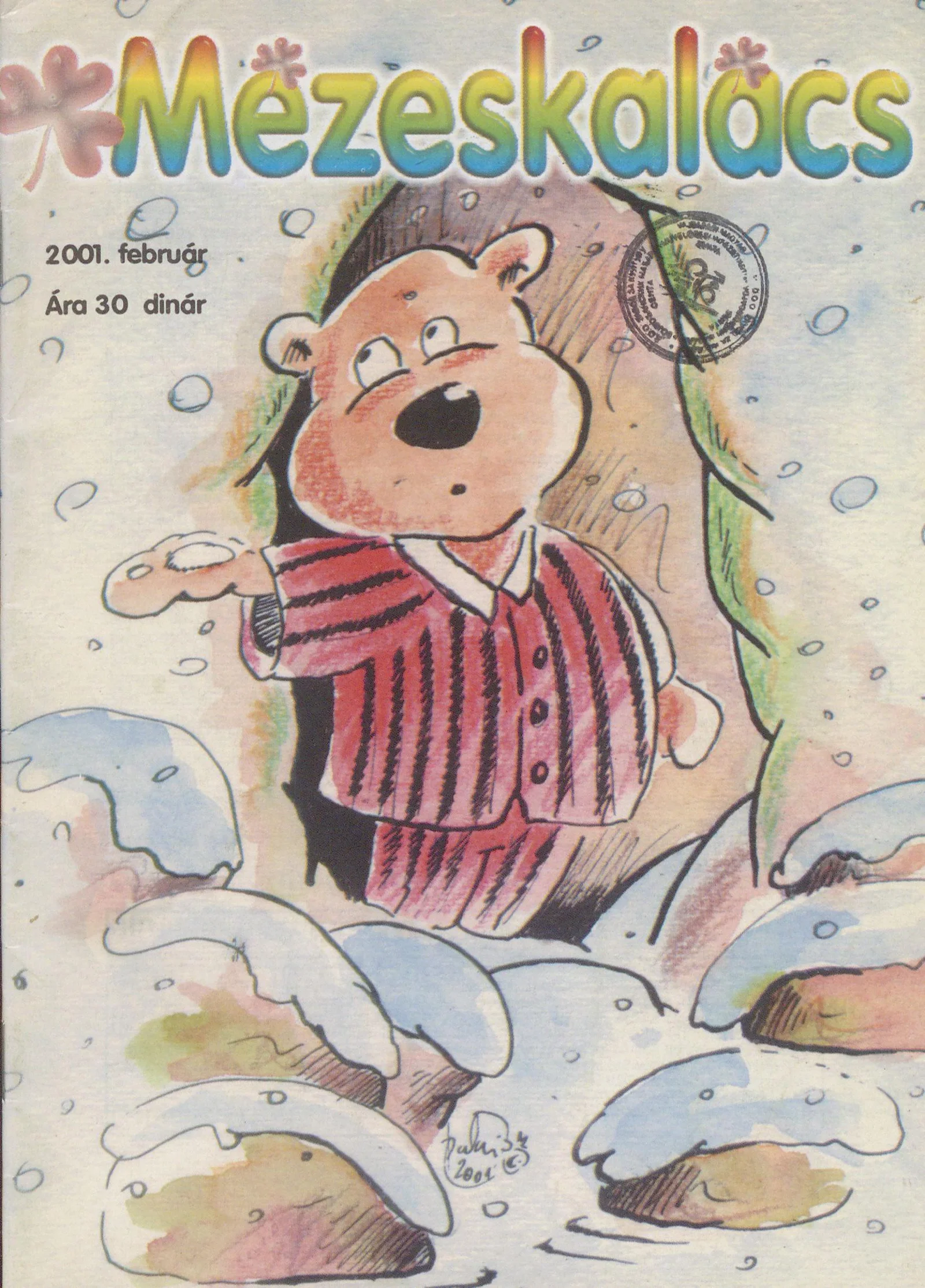 Mézeskalács, 49. évf. 2001. február. 2. sz.