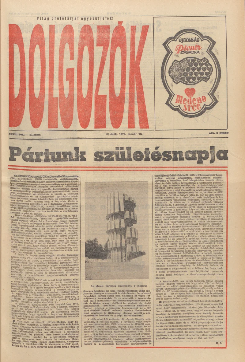 Dolgozók, 33. évf. 1979. január 18. 3. sz.
