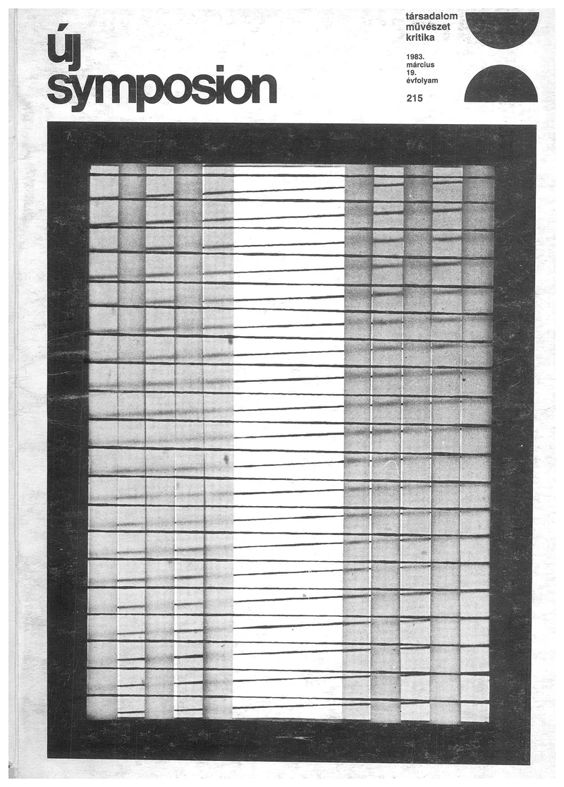 Új Symposion, 19. évf. 1983. március. 215. sz. 89–156. oldal