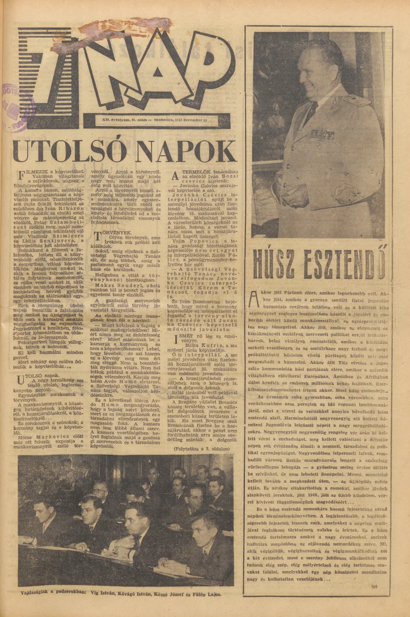 7 Nap, 12. évf. 1957. december 15. 51. sz.