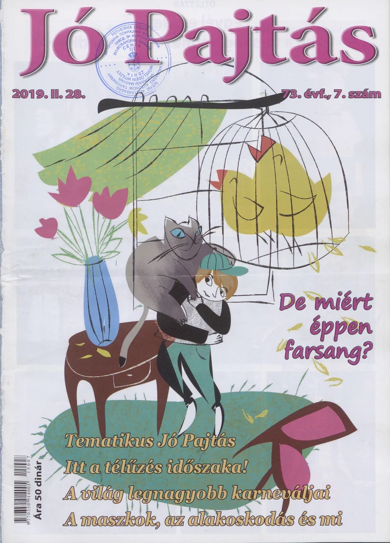 Jó Pajtás, 73. évf. 2019. február 28. 7. sz.