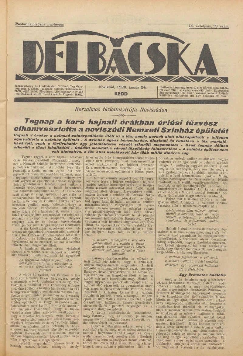 Délbácska, 9. évf. 1928. január 24. 19. sz.