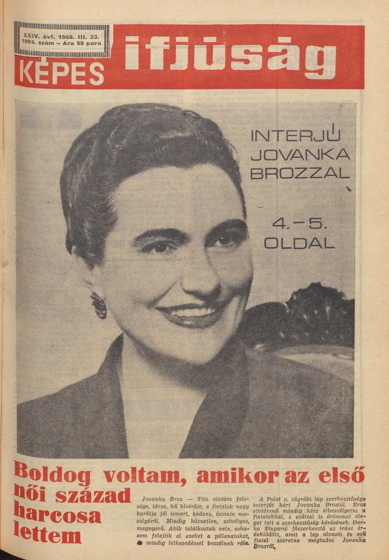 Képes Ifjúság, 24. évf. 1968. március 23. 1094. sz. 1–32. oldal
