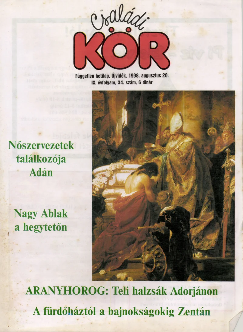 Családi Kör, 9. évf. 1998. augusztus 20. 34. sz.