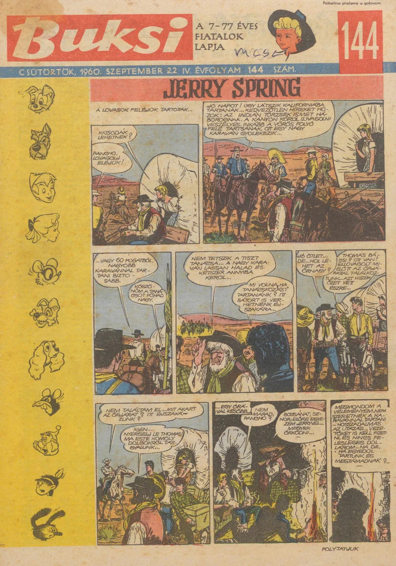 Buksi, 4. évf. 1960. szeptember 20. 144. sz.