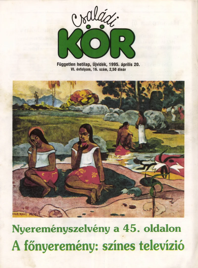 Családi Kör, 6. évf. 1995. április 20. 16. sz.