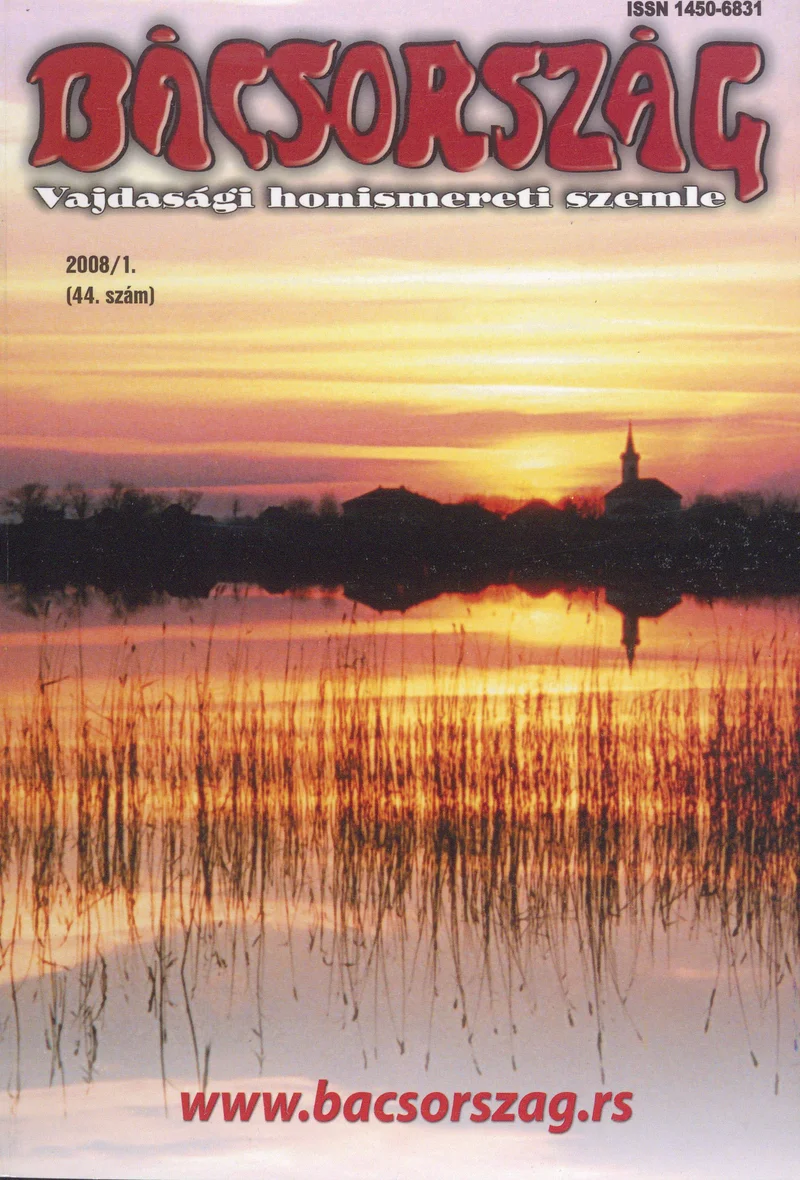 Bácsország, 14. évf. 2008. 1. sz.