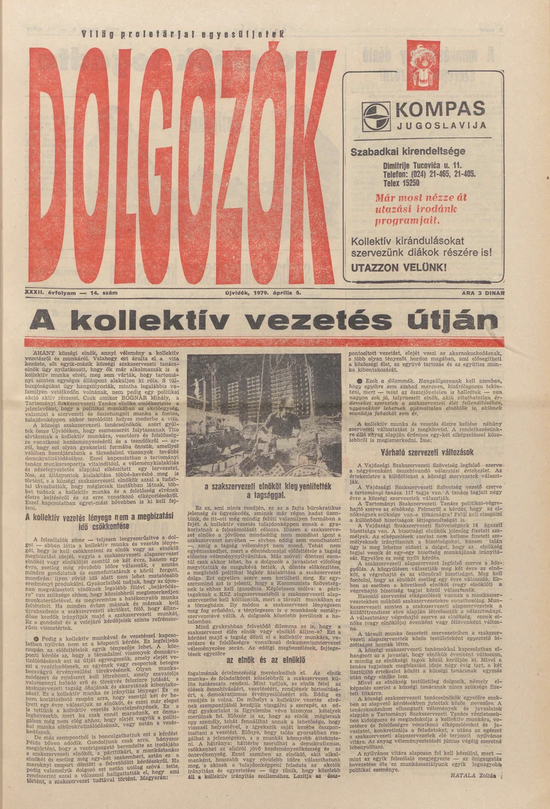 Dolgozók, 33. évf. 1979. április 5. 14. sz.
