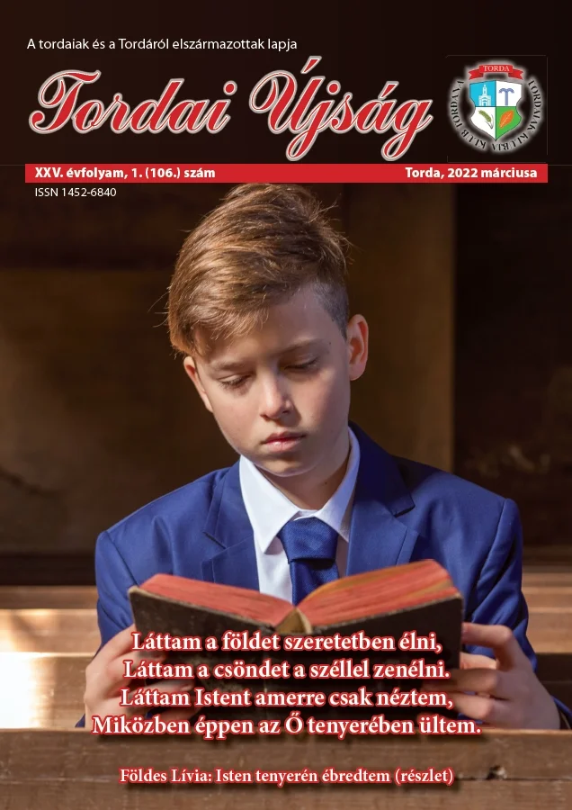 Tordai Újság, 25. évf. 2022. április. 1. sz.