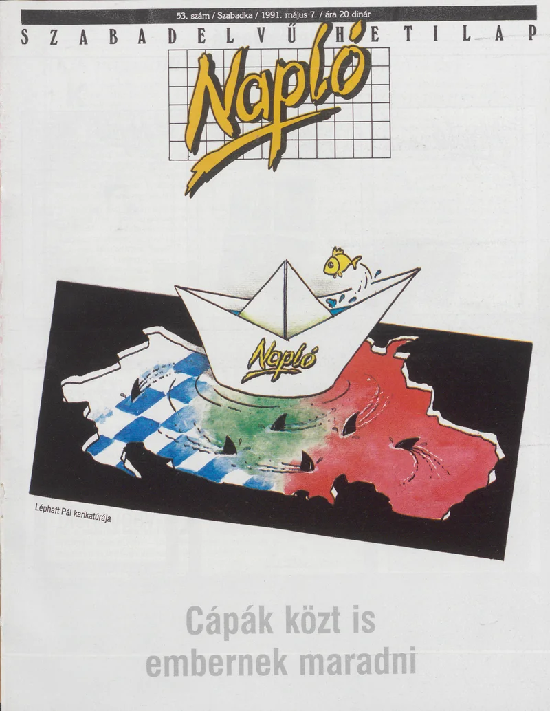 Napló - Szabadelvű hetilap, 2. évf. 1991. május 7. 53. sz.