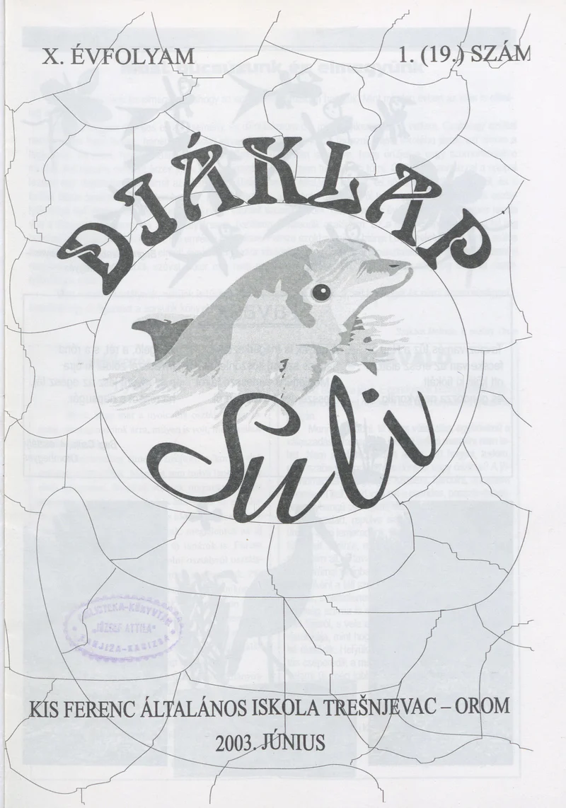 Diáklap Suli, 10. évf. 2003. június. 19. sz.