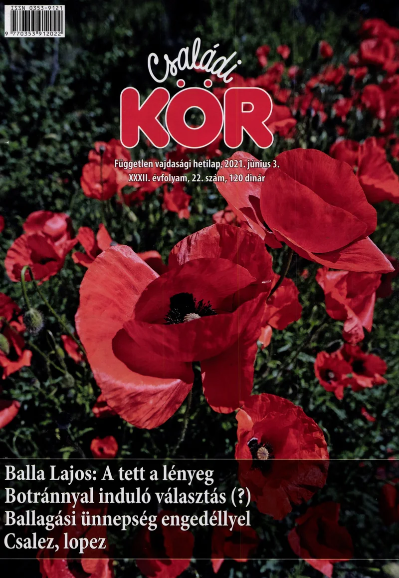 Családi Kör, 32. évf. 2021. június 3. 22. sz.