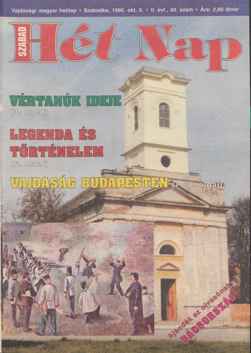Szabad Hét Nap, 2. évf. 1995. október 5. 40. sz.