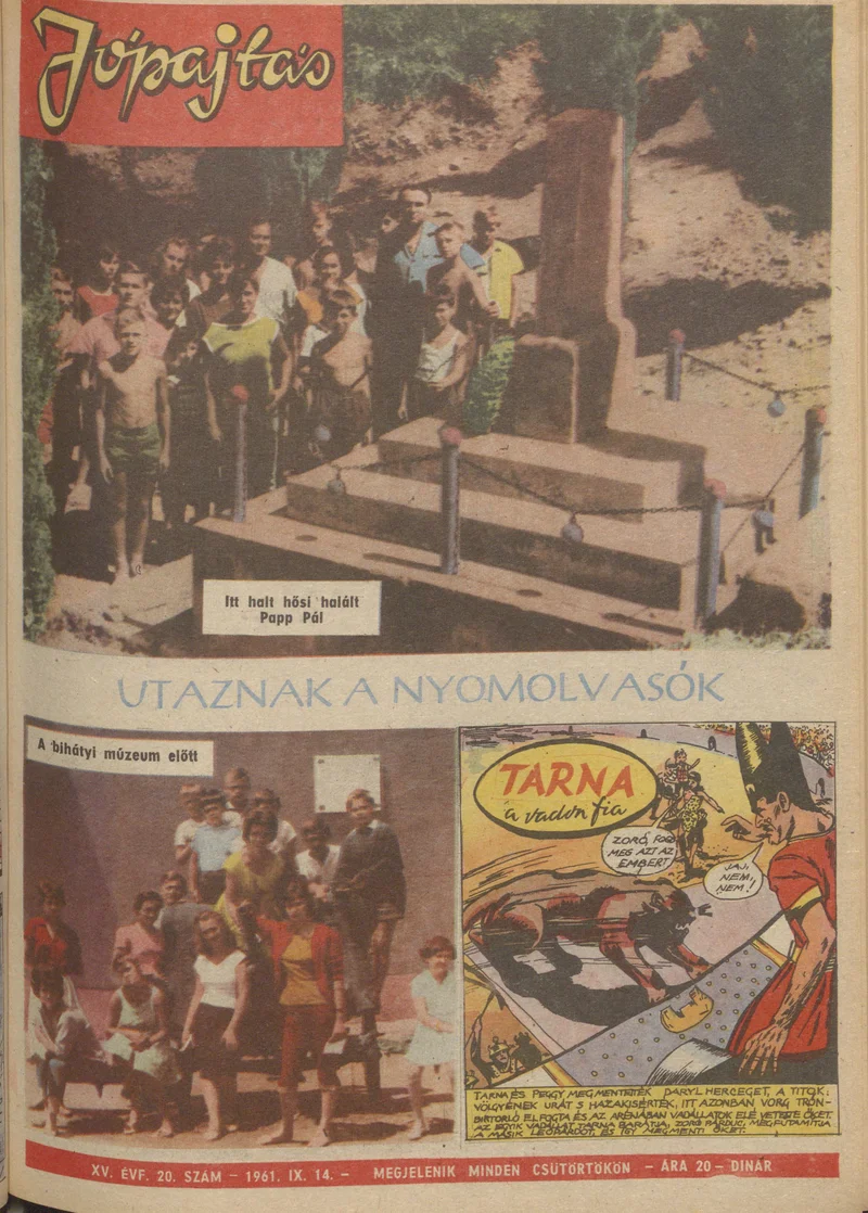 Jó Pajtás, 15. évf. 1961. szeptember 14. 20. sz.