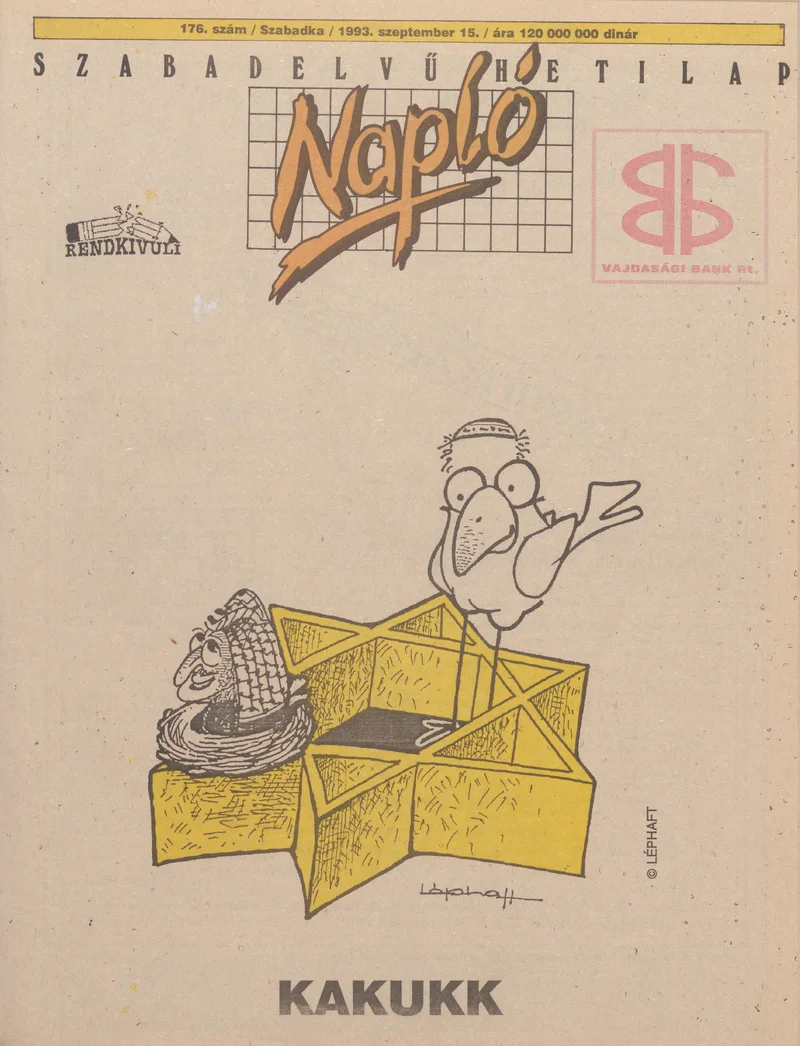 Napló - Szabadelvű hetilap, 4. évf. 1993. szeptember 13. 176. sz.