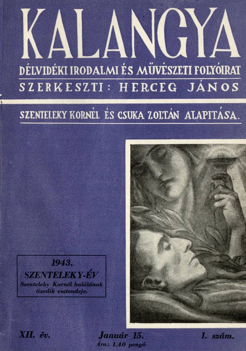 Kalangya, 12. évf. 1943. január 15. 1. sz. 1–48. oldal