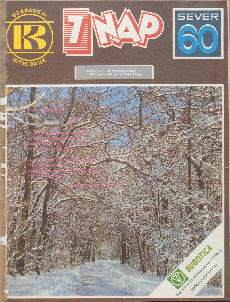 7 Nap melléklet, 10. évf. 1984. január 7. – 13. 1. sz.