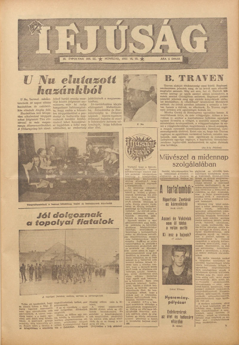 Ifjúság, 11. évf. 1955. június 18. 505. sz.