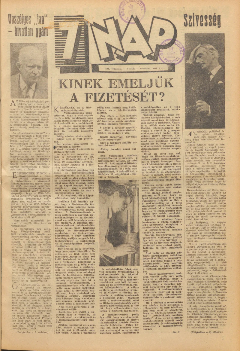7 Nap, 12. évf. 1957. január 13. 3. sz.
