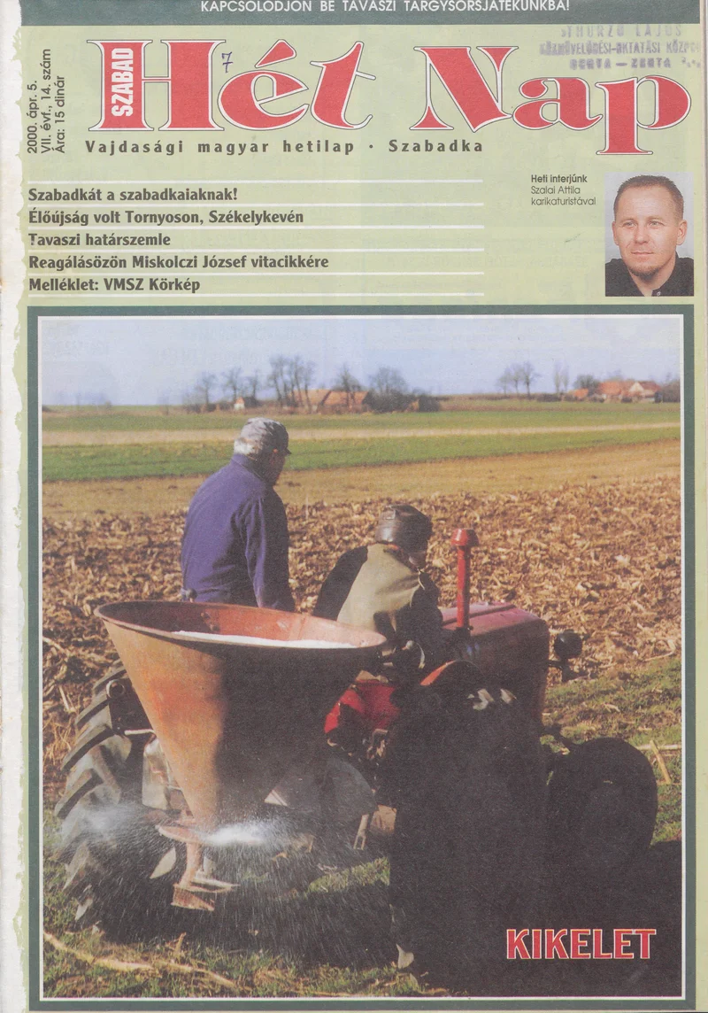 Szabad Hét Nap, 7. évf. 2000. április 5. 14. sz.