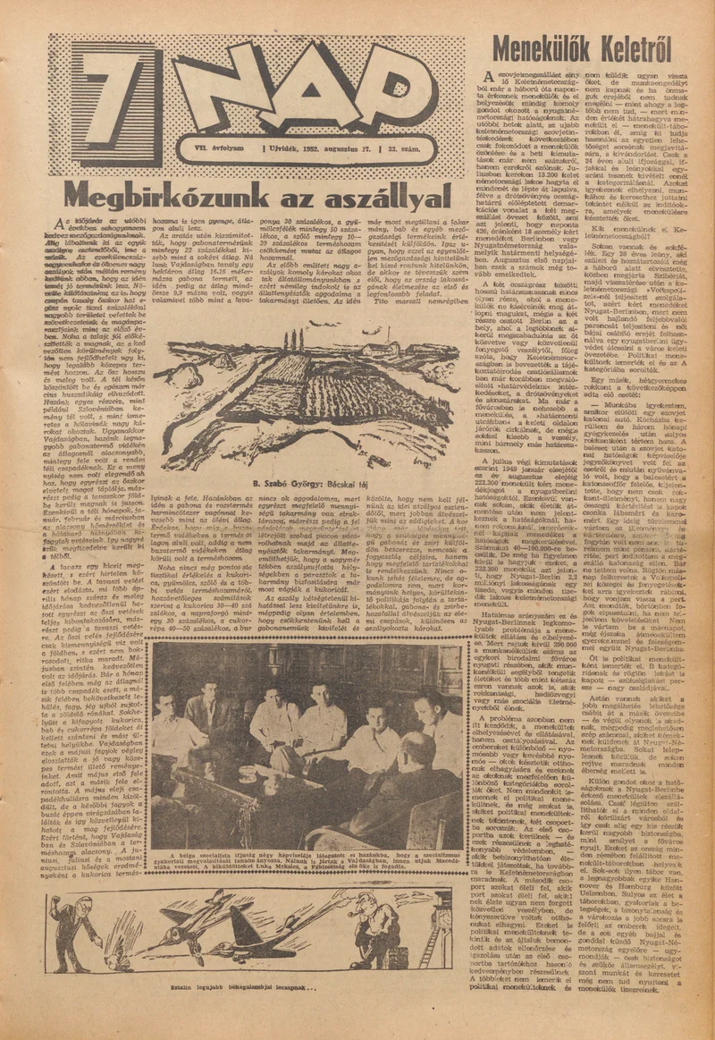7 Nap, 7. évf. 1952. augusztus 17. 33. sz. 1–12. oldal