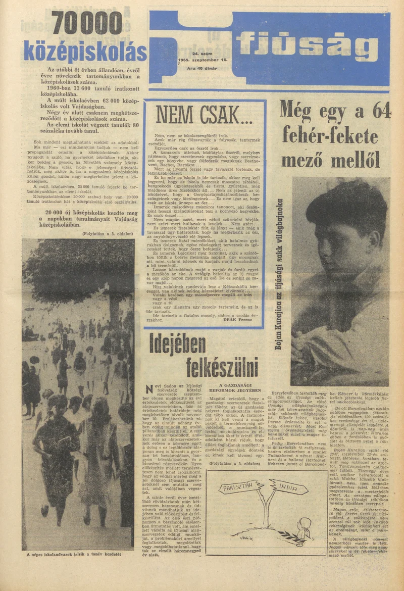 Ifjúság, 21. évf. 1965. szeptember 16. 24. sz.
