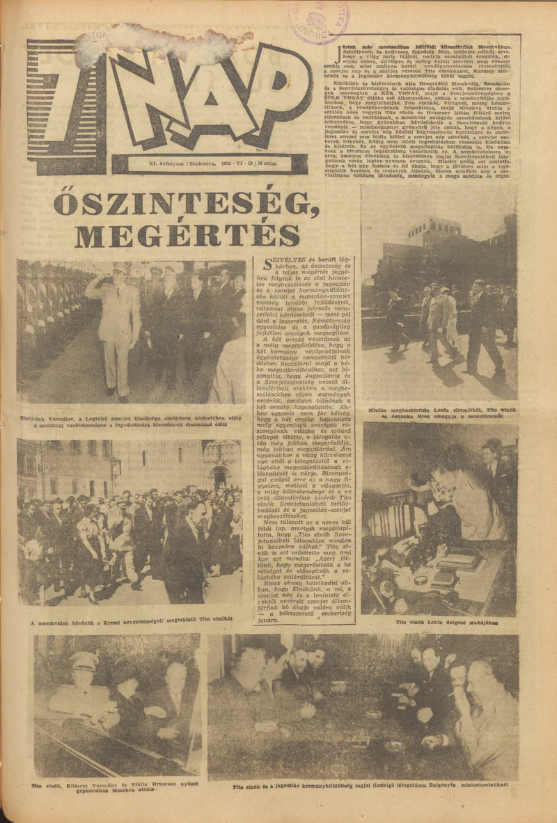 7 Nap, 11. évf. 1956. június 10. 24. sz.
