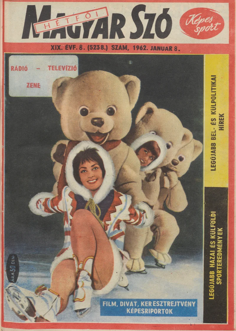 Hétfői Magyar Szó, 19. évf. 1962. január 8. 8. sz.