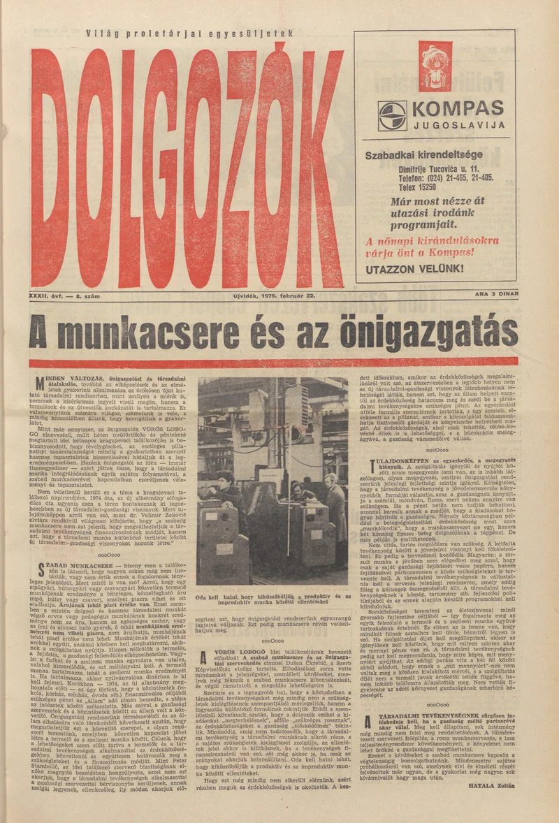 Dolgozók, 33. évf. 1979. február 22. 8. sz.