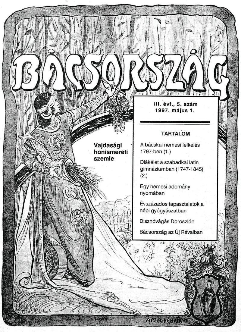 Bácsország, 3. évf. 1997. május 1. 5. sz.