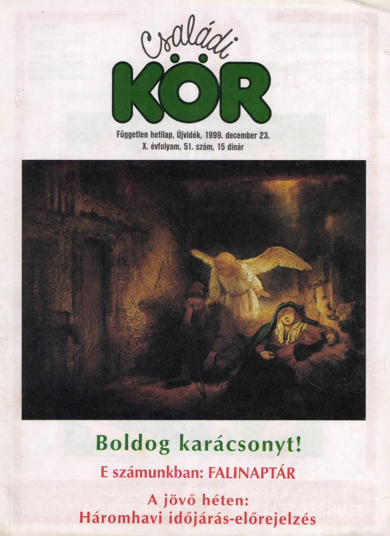 Családi Kör, 10. évf. 1999. december 23. 51. sz.