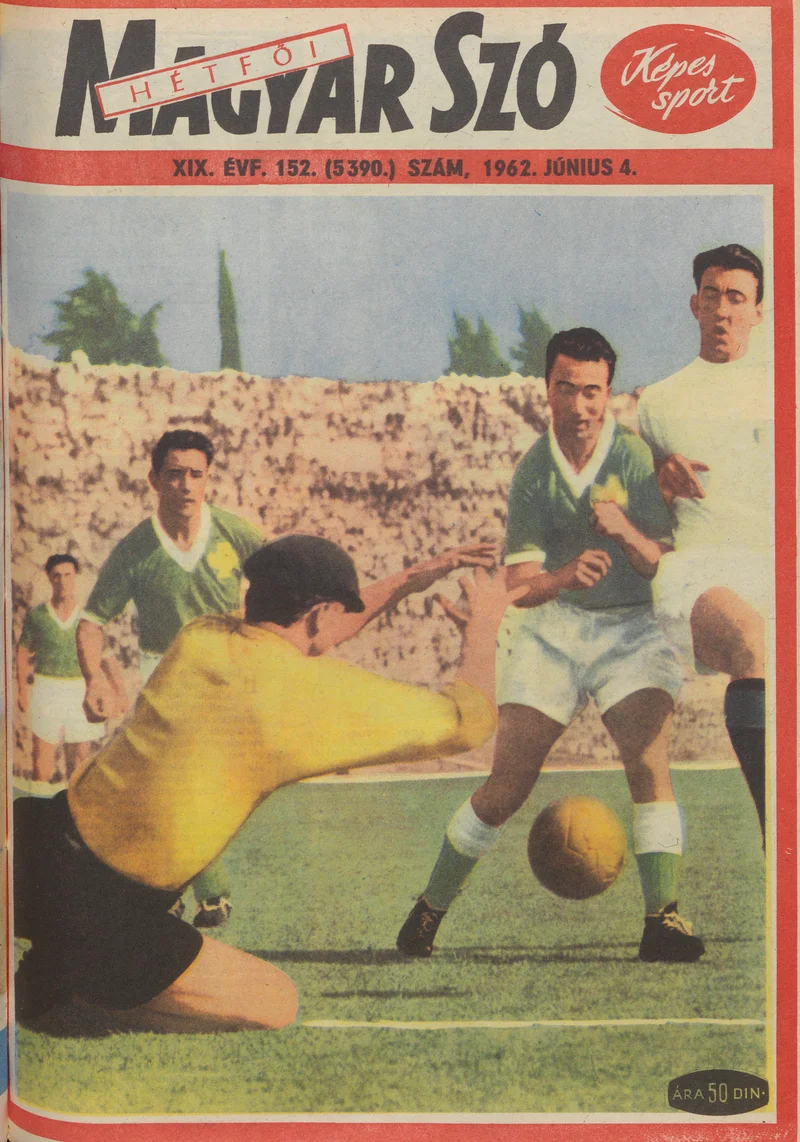 Hétfői Magyar Szó, 19. évf. 1962. június 4. 152. sz.