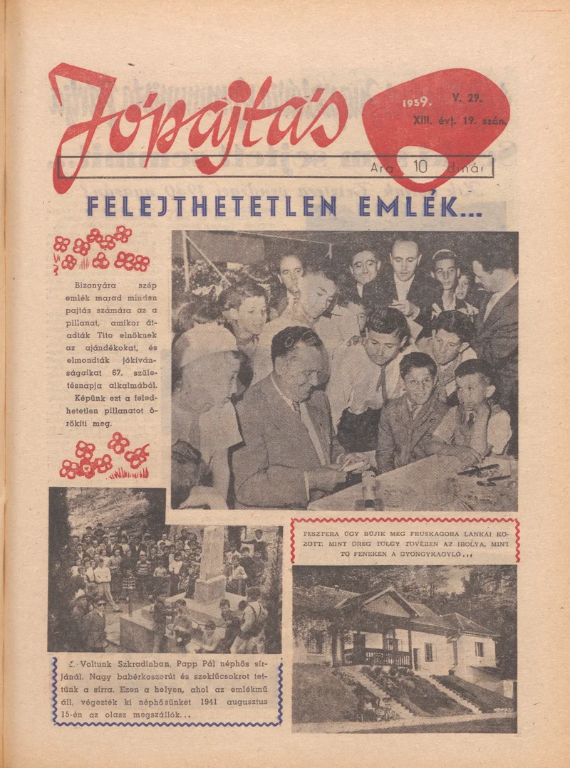 Jó Pajtás, 13. évf. 1959. május 29. 11. sz.
