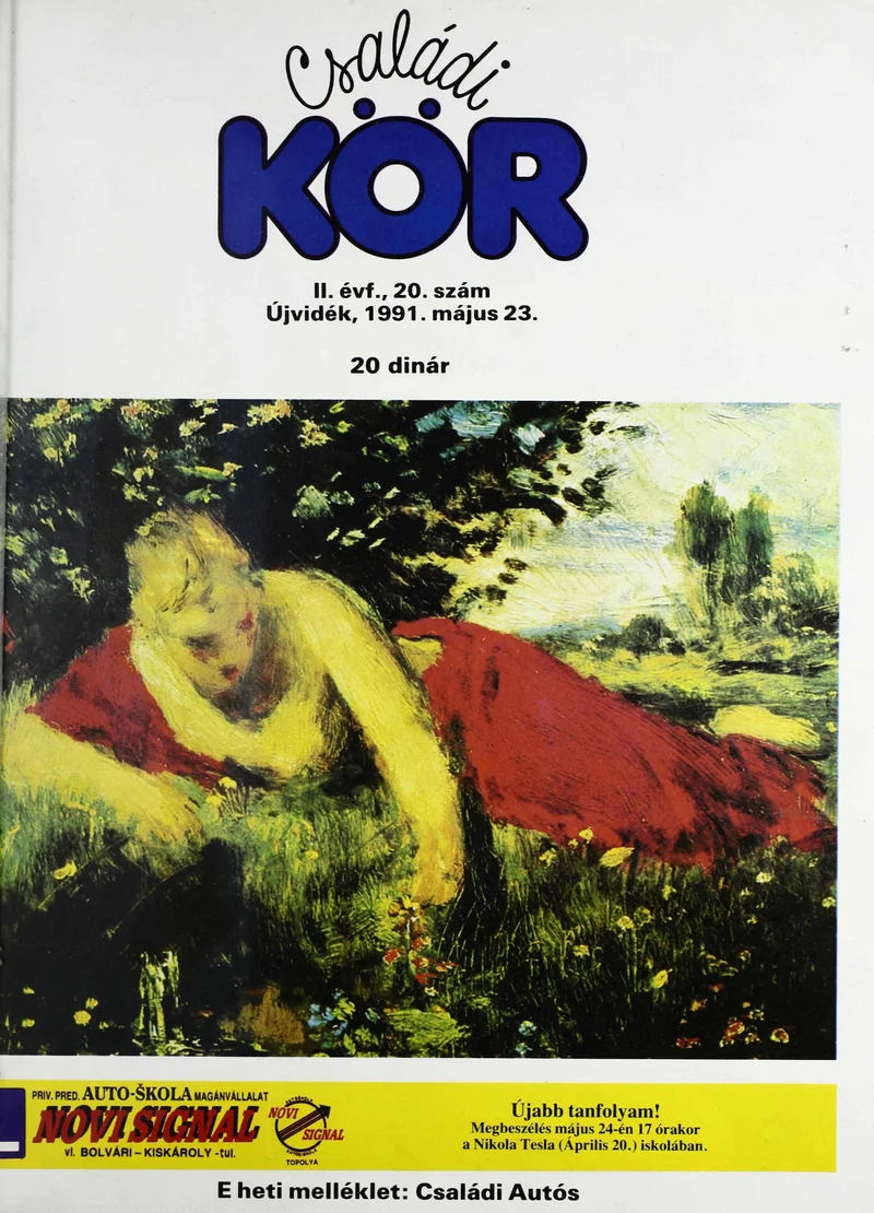 Családi Kör, 2. évf. 1991. május 23. – . 20. sz.