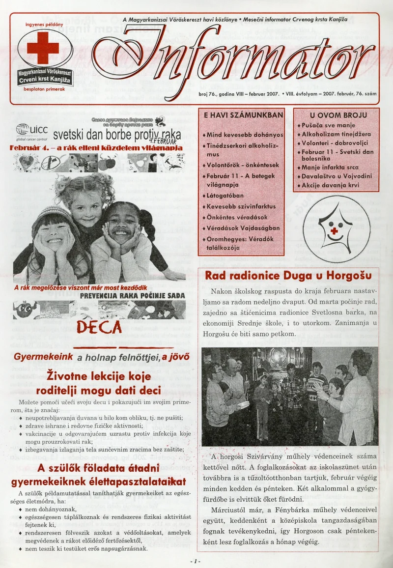 Informator, 8. évf. 2007. február 2. 76. sz.