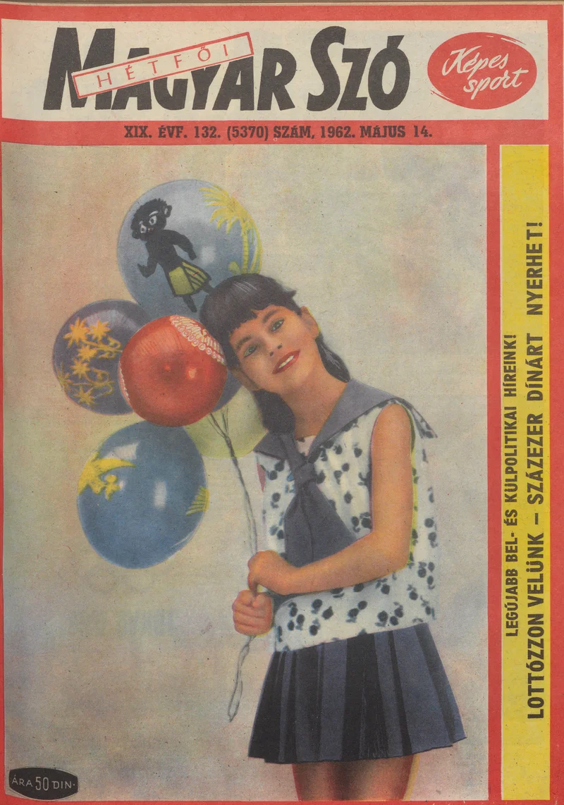 Hétfői Magyar Szó, 19. évf. 1962. május 14. 132. sz.