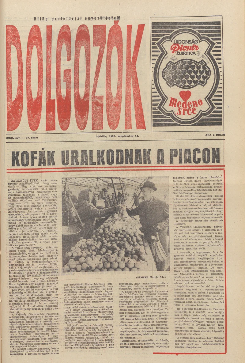 Dolgozók, 32. évf. 1978. szeptember 14. 37. sz.