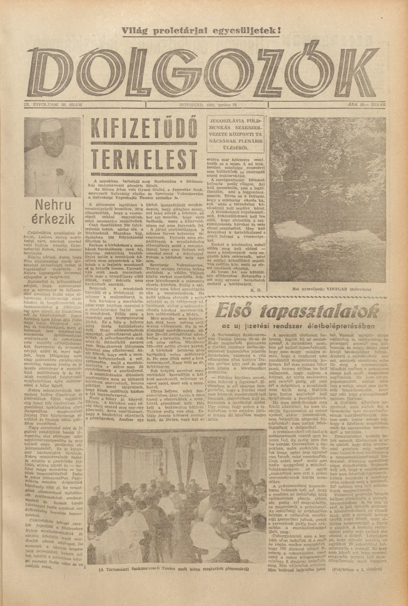 Dolgozók, 9. évf. 1955. június 28. 25. sz.