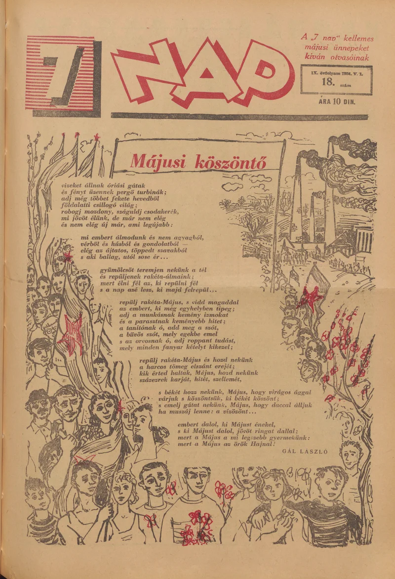 7 Nap, 9. évf. 1954. május 1. 18. sz. 1–16. oldal