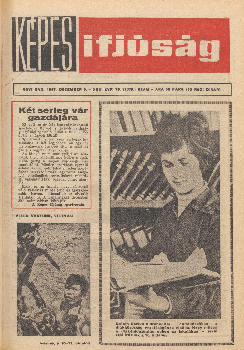 Képes Ifjúság, 23. évf. 1967. december 9. 37. sz. 1–32. oldal
