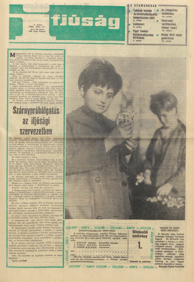 Ifjúság, 22. évf. 1966. február 17. 7. sz.