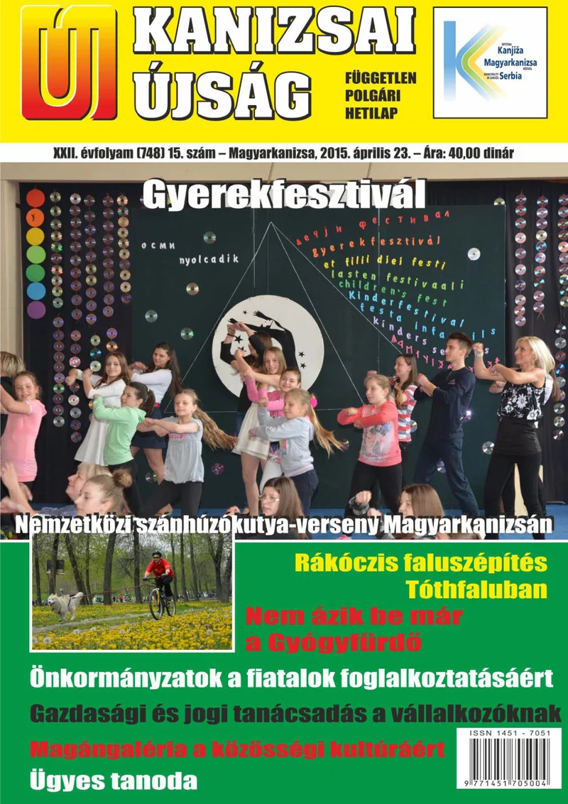 Új Kanizsai Újság, 22. évf. 2015. április 23. 15. sz.
