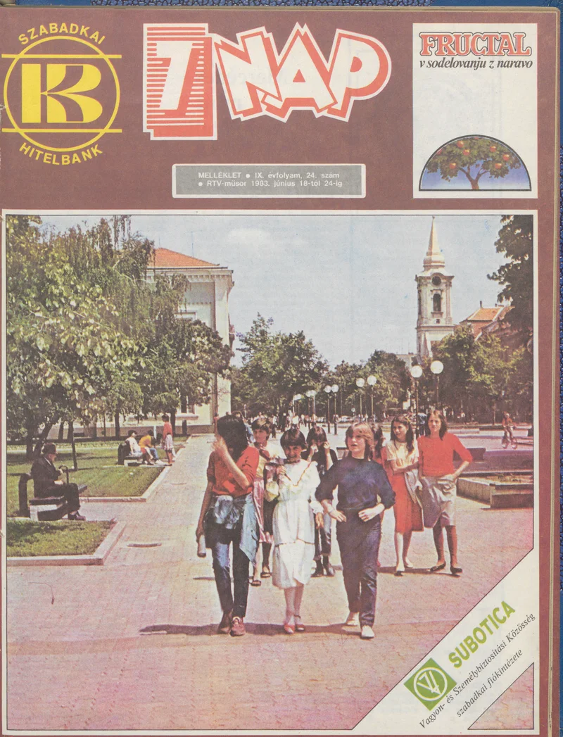 7 Nap melléklet, 9. évf. 1983. június 18. – 24. 24. sz.